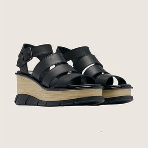 SOREL JOANIE III ANKLE STRAP WEDGE SANDAL